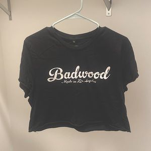 Badwood original crop top size medium
